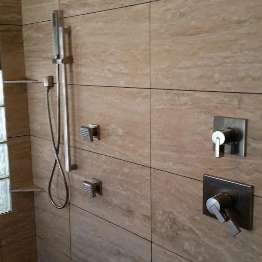 Shower fixture installation for Water Heater Replacement in Neshannock